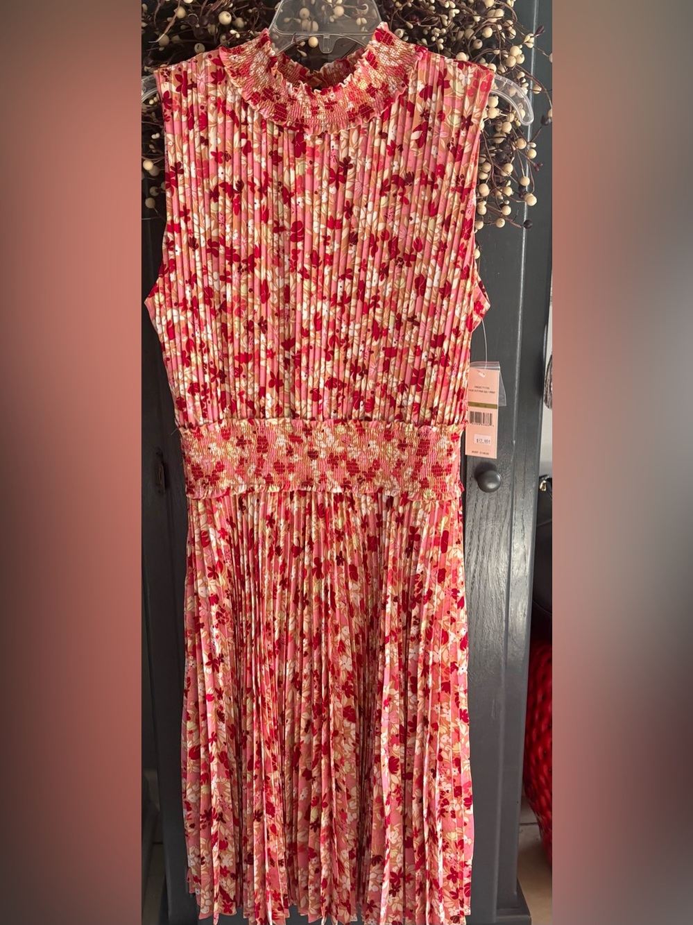 Nanette Lepore Pink and Red Floral
Dress Size 14